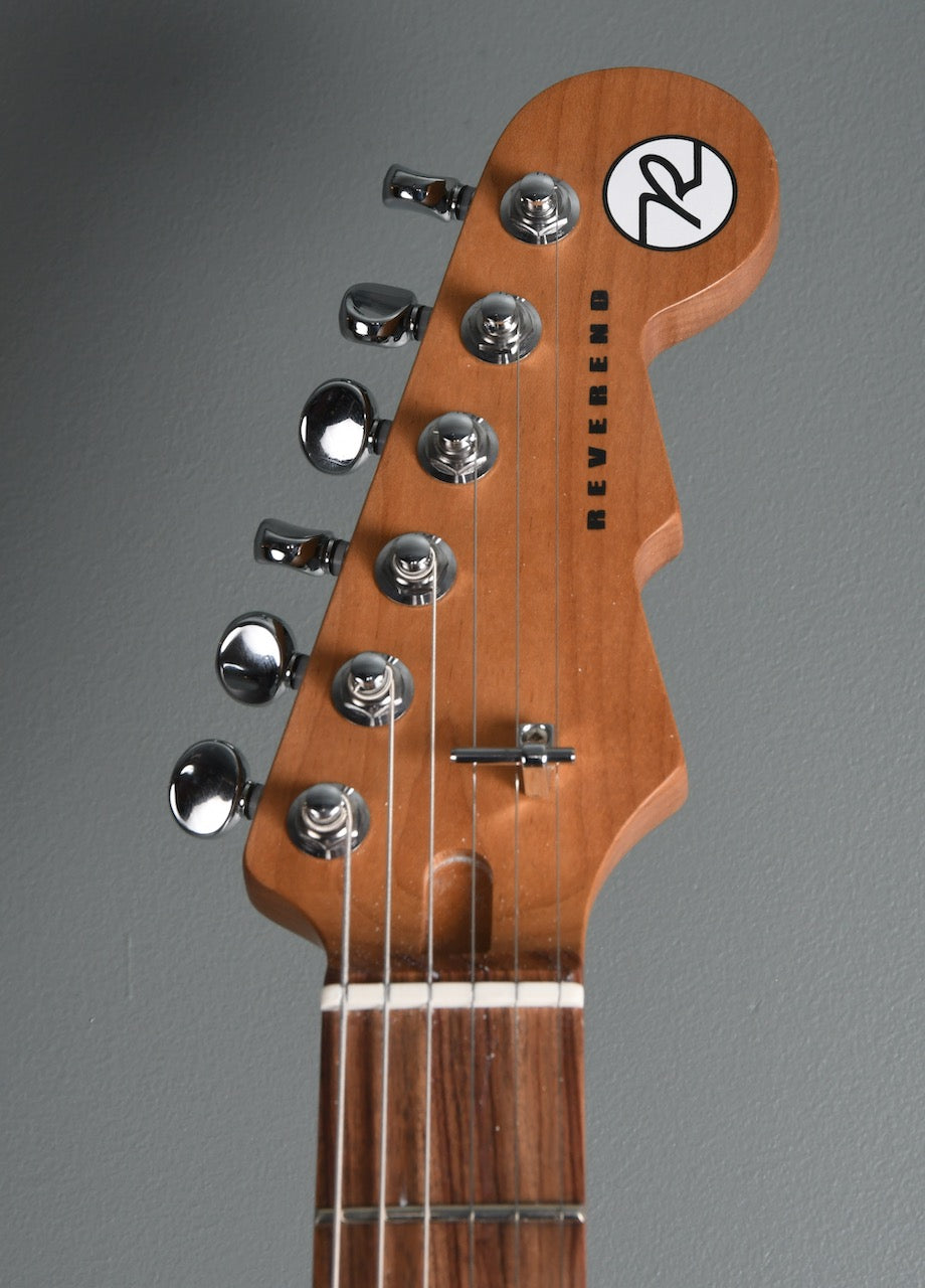2020 Reverend Double Agent OG Metallic Silver Freeze