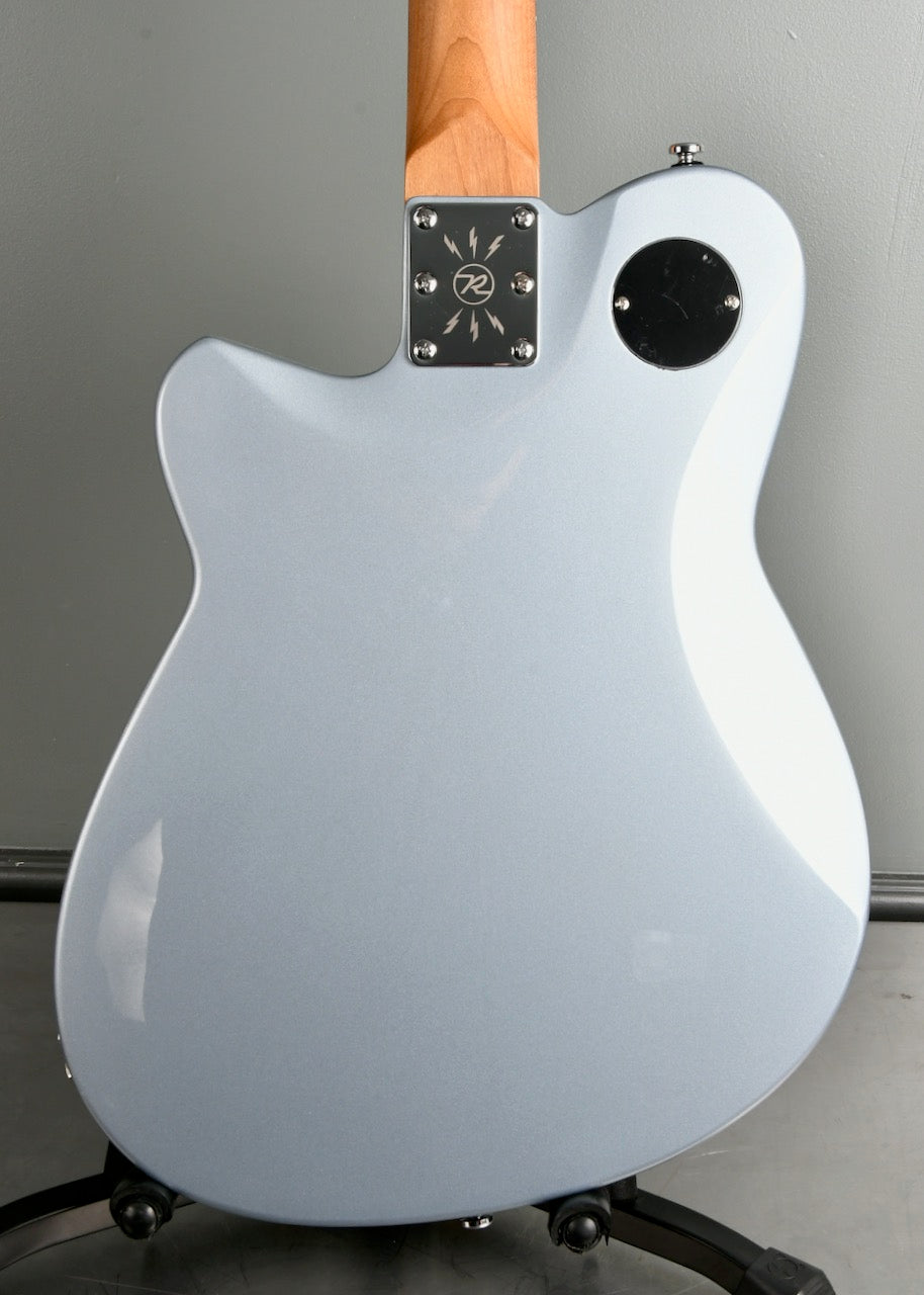 2020 Reverend Double Agent OG Metallic Silver Freeze