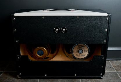 Divided By 13 FTR-37 Black/Eggshell Tolex Matching 2x12 Cabinet