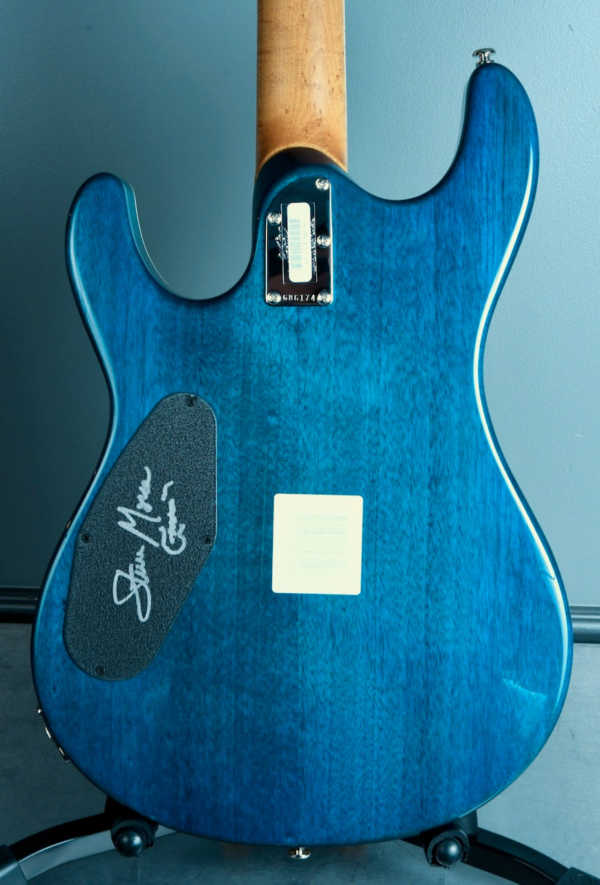 2017 NOS Ernie Ball Music Man Steve Morse BFR Tahitian Blue