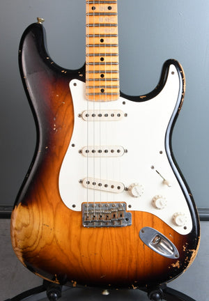 2009 Fender Custom Shop Heavy Relic 1957 Stratocaster 2 Tone Sunburst