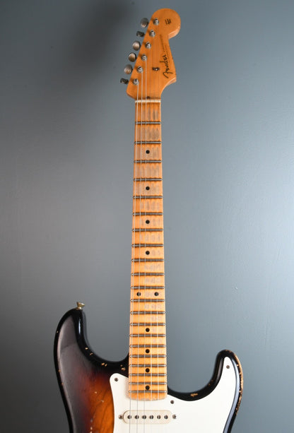 2009 Fender Custom Shop Heavy Relic 1957 Stratocaster 2 Tone Sunburst