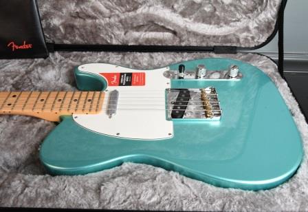2020 Fender American Professional Telecaster - Mystic Seafoam with Maple Fingerboard