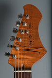 Novo Guitars Serus T90 Amber, German carve, rare Firestripe Pickguard, Lollar Gold Foils !
