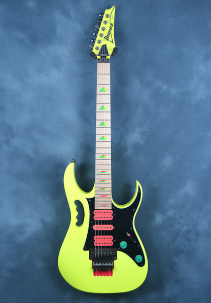 2017 Ibanez Steve Vai JEM777 30th Anniversary Desert Sun Yellow OHSC