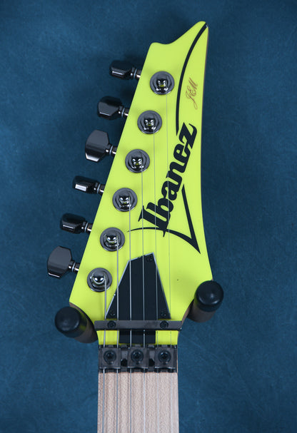 2017 Ibanez Steve Vai JEM777 30th Anniversary Desert Sun Yellow OHSC