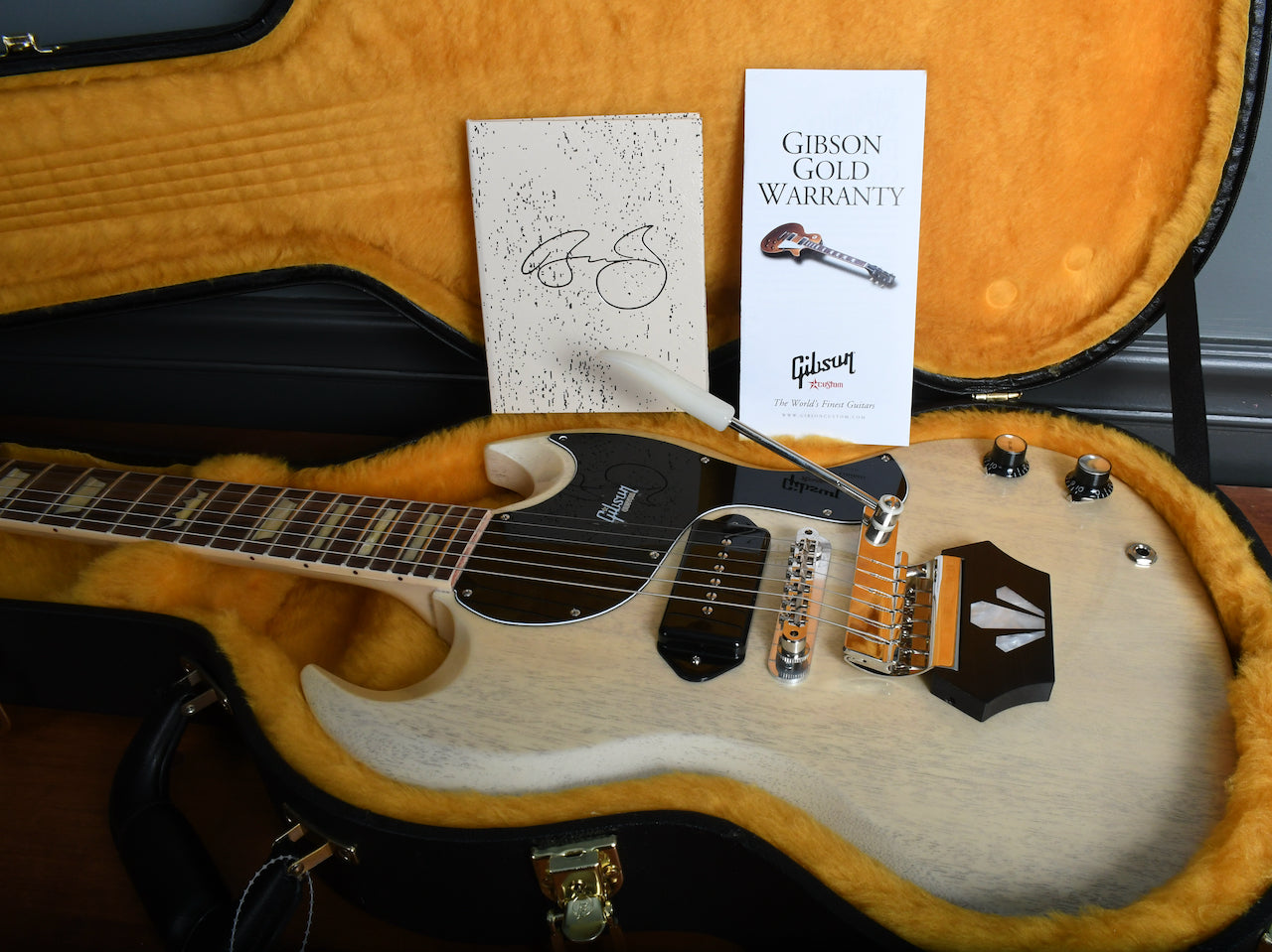 2020 Gibson Brian Ray Signature '62 SG Jr White Fox