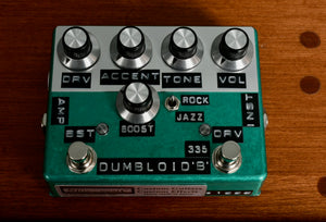 Shin's Music Dumbloid 335 with Boost Candy Green