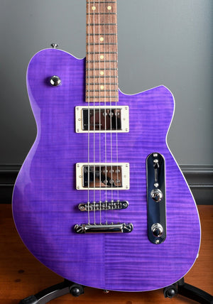 Reverend Charger RA *New Color* Trans Purple Flame Top