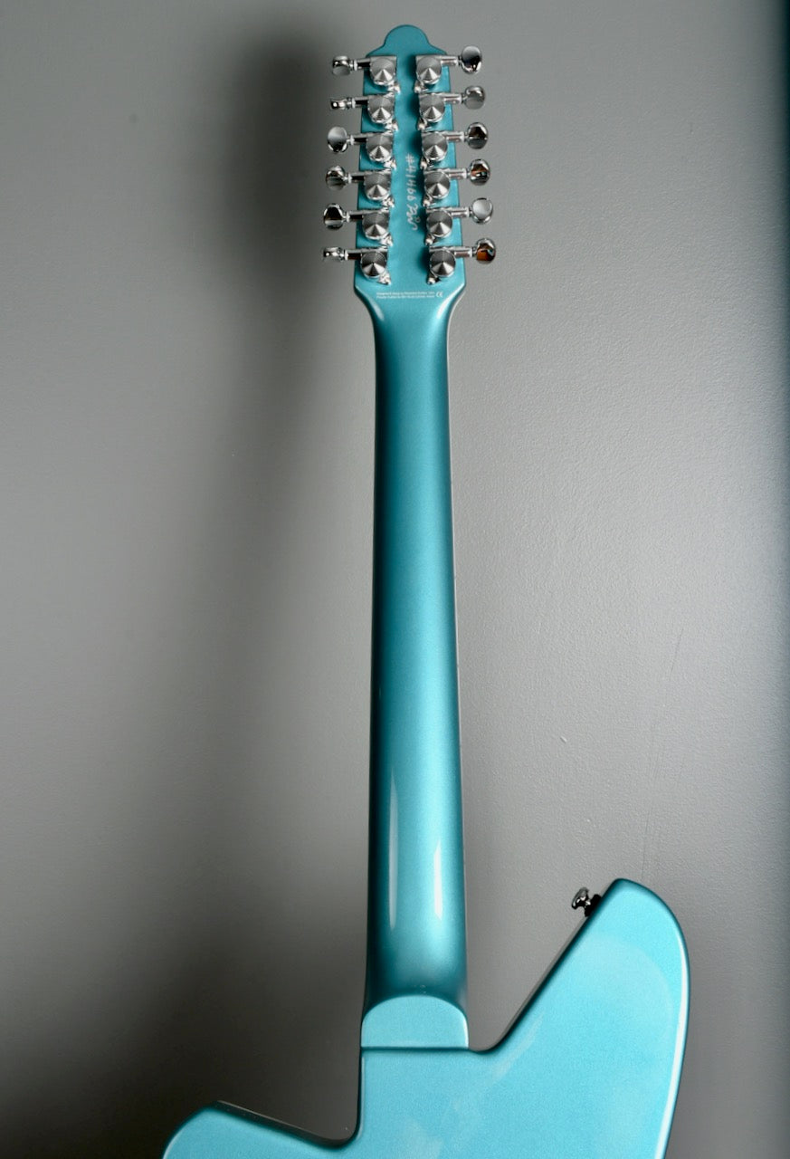 2020 Reverend Airwave 12 String *New Color* Deep Sea Blue *Case Bundle*