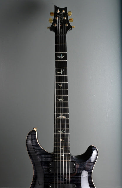 2020 Experience PRS 509 Grey Black 10 Top & Flamed Maple Neck/Ebony Board