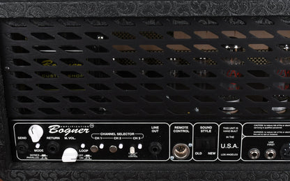 2019 Bogner Ecstasy 101B EL34 120 Watt Head Black Tolex