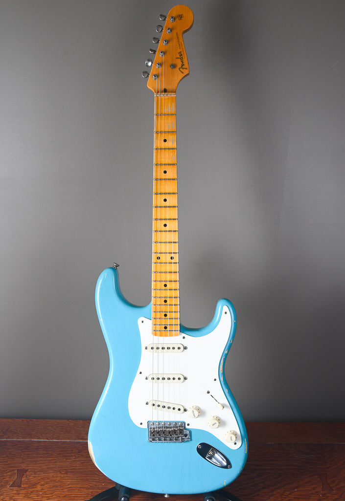 2015 Fender Custom Shop Wildwood 10 1955 Relic Stratocaster Taos Turquoise