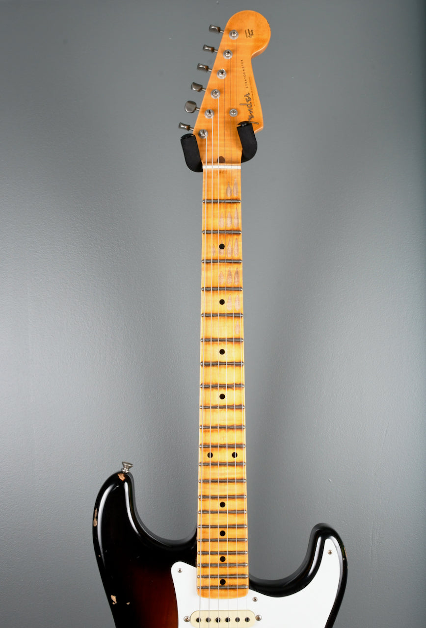 2017 Fender Custom Shop LTD 1956 Stratocaster Relic 2 Tone Sunburst