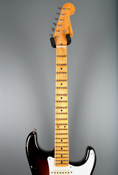 2017 Fender Custom Shop LTD 1956 Stratocaster Relic 2 Tone Sunburst
