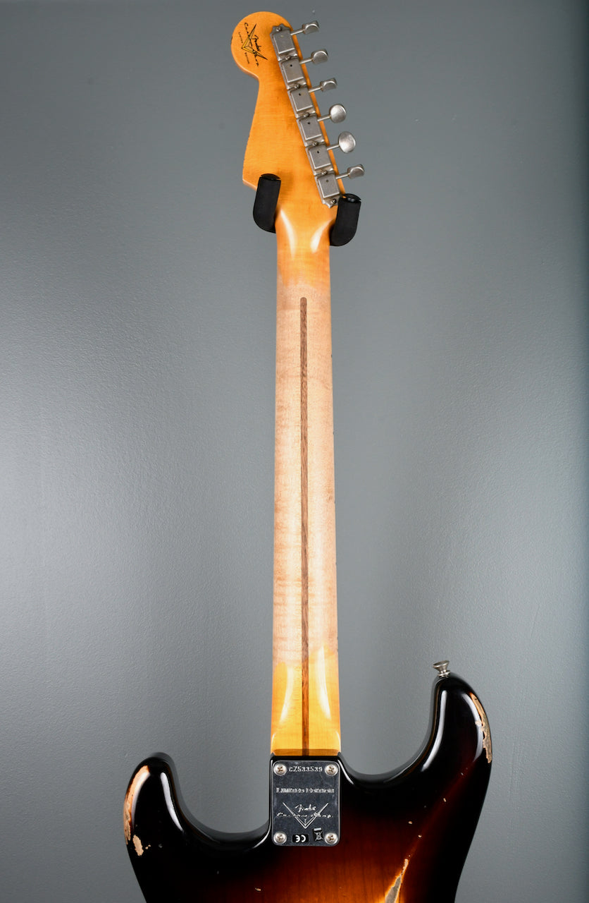 2017 Fender Custom Shop LTD 1956 Stratocaster Relic 2 Tone Sunburst