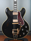 2019 Gibson ES-355 Ebony Black VOS with Gold Hardware & Bigsby