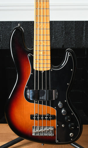 2013 Fender Marcus Miller Signature Jazz Bass V 5 String Sunburst