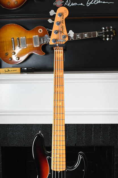 2013 Fender Marcus Miller Signature Jazz Bass V 5 String Sunburst