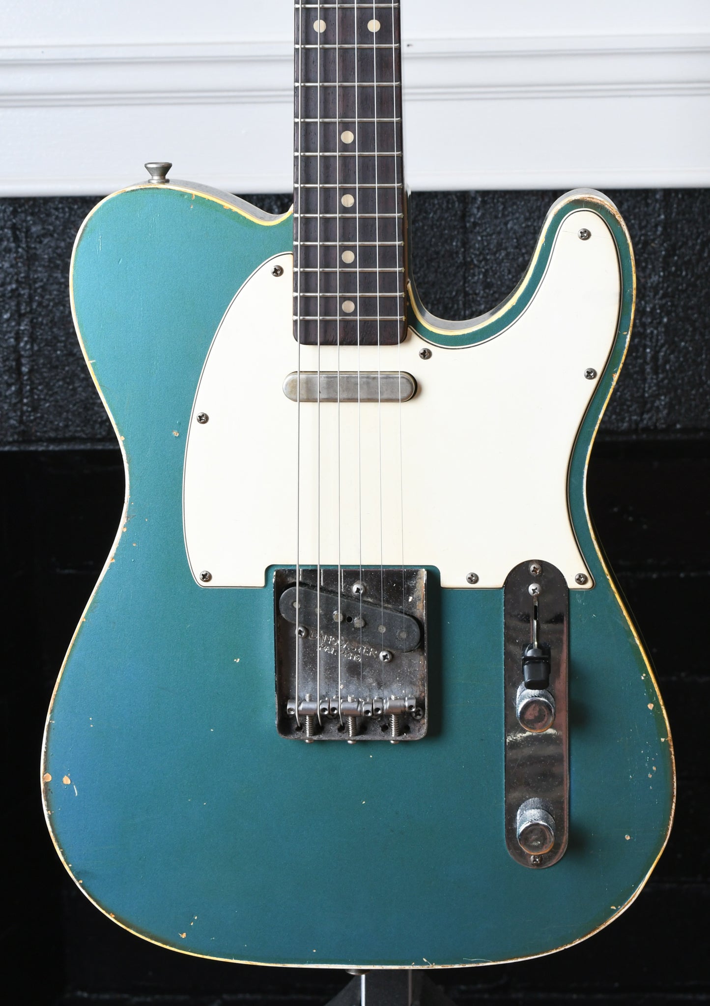 Danocaster Single Cut Faded Lake Placid Blue