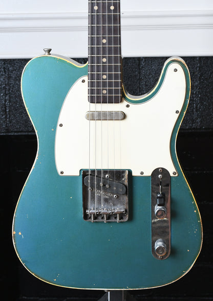 Danocaster Single Cut Faded Lake Placid Blue