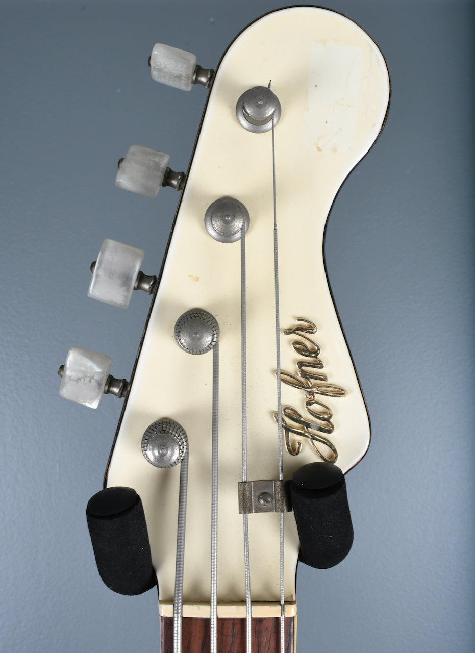 1966 Hofner 185 Artist Bass Sunburst