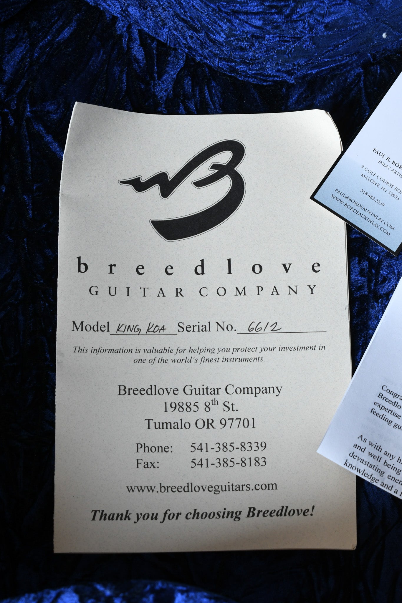 2006 Breedlove King Koa