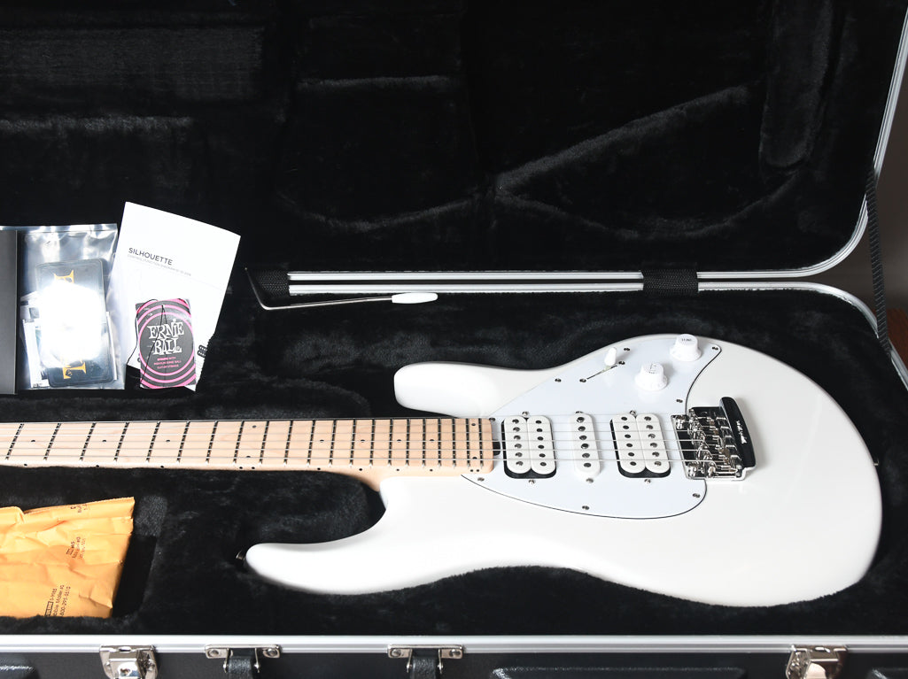 2018 Ernie Ball Music Man Silhouette White