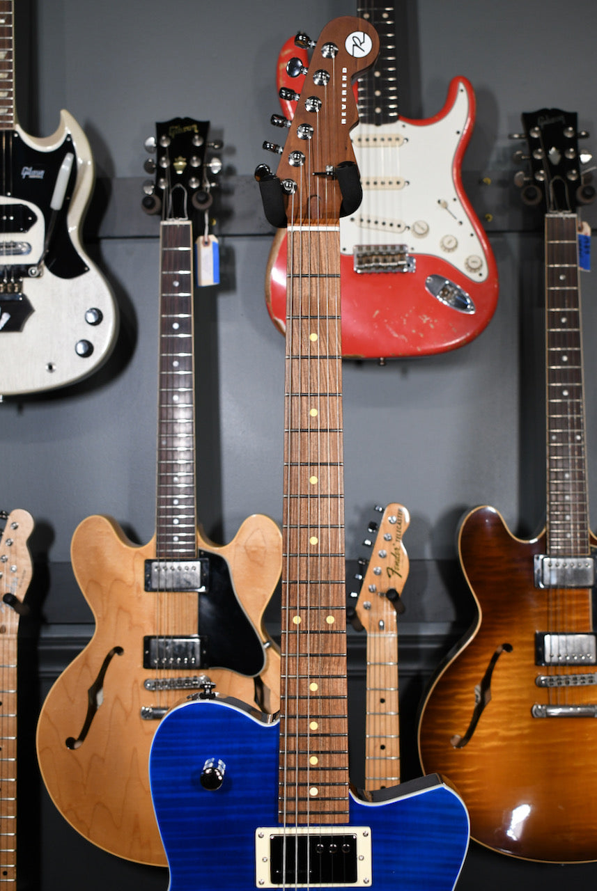 2020 Reverend Charger RA Trans Blue Flame Maple