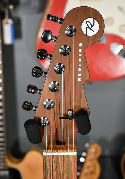 2020 Reverend Charger RA Trans Blue Flame Maple