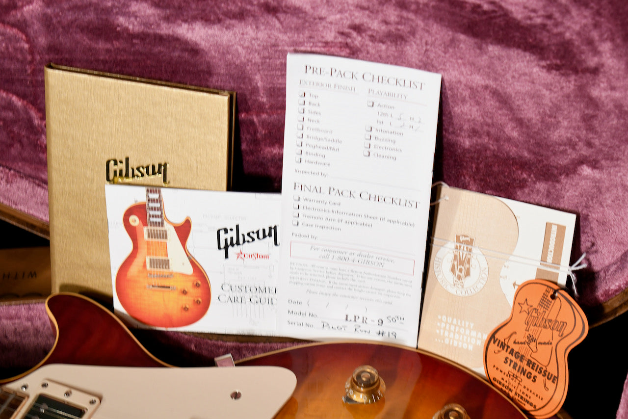 2009 Gibson NAMM Pilot Run #19 1959 Les Paul Standard Reissue R9 Heritage Cherry Sunburst OHSC