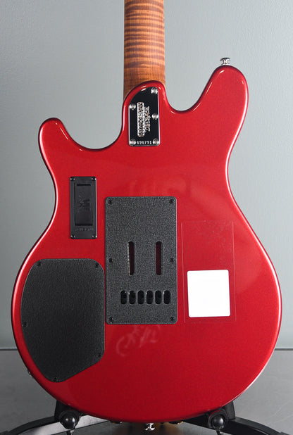 2019 Ernie Ball Music Man James Valentine Signature Guitar w/Trem, Roasted Maple Neck. Husker Red