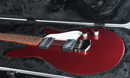 2019 Ernie Ball Music Man James Valentine Signature Guitar w/Trem, Roasted Maple Neck. Husker Red