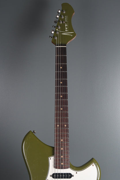 2017 Novo Guitars Serus S Uffington Green Fralin's