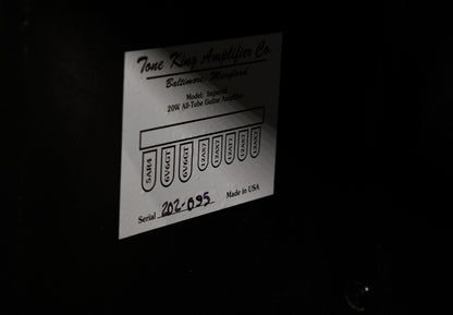 2013 Tone King Imperial 20th Anniversary Black Tolex