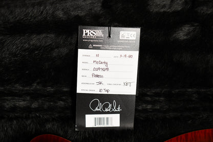 2020 Paul Reed Smith PRS McCarty 10 Top Dark Cherry Burst