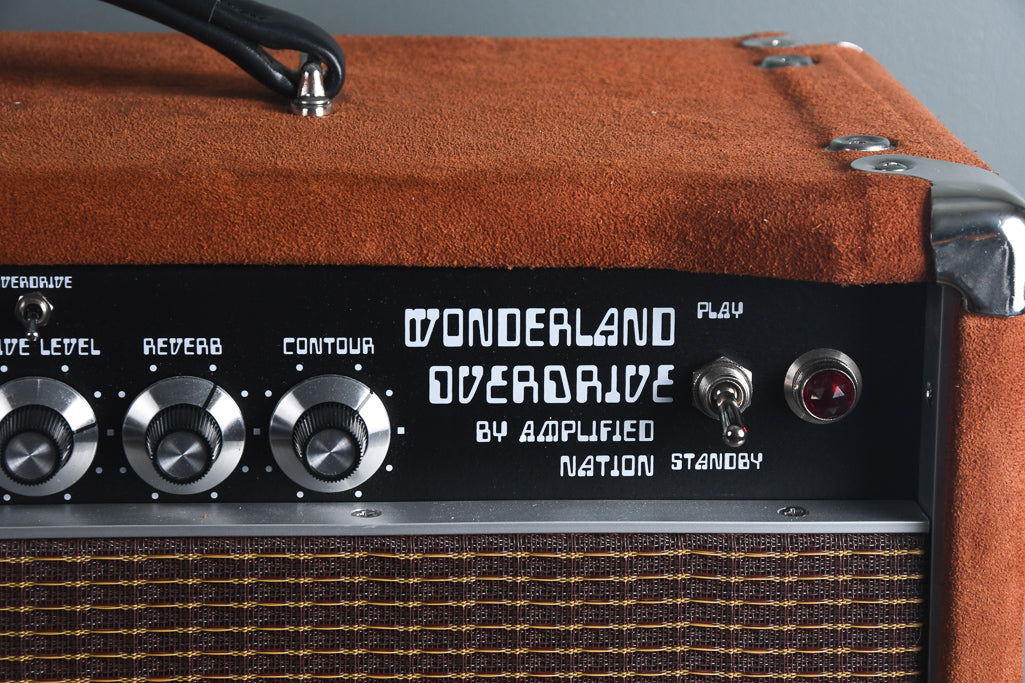 2019 Amplified Nation Wonderland Overdrive 50 Watt Head Tobacco Suede
