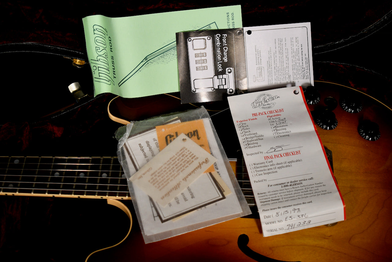 1997 Gibson Custom Shop ES-336 Sunburst
