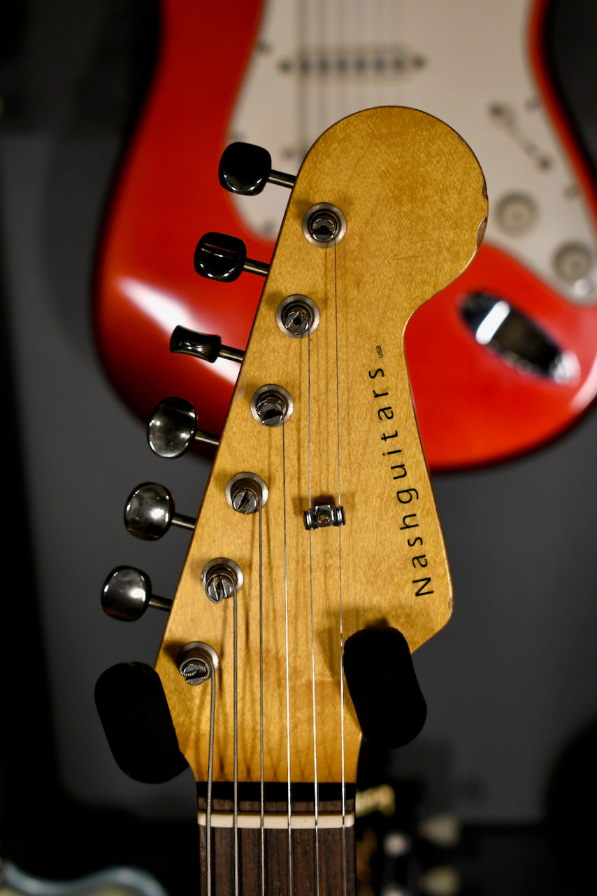 Nash Stratocaster S-63 Fiesta Red Lollar Pickups