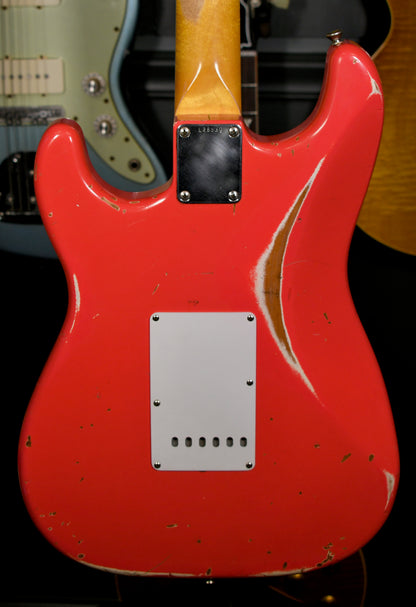 Nash Stratocaster S-63 Fiesta Red Lollar Pickups