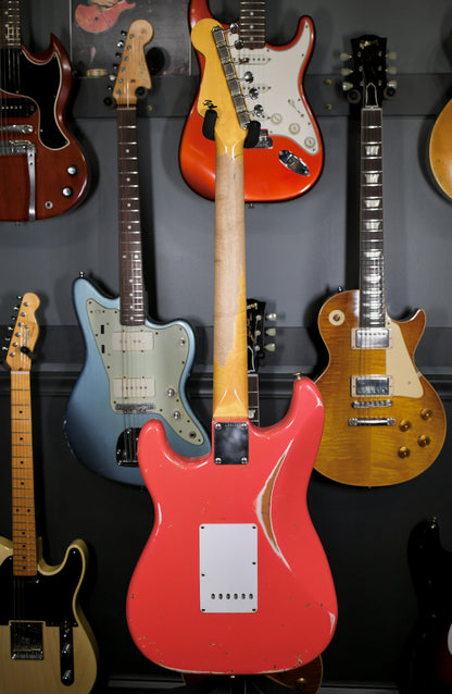 Nash Stratocaster S-63 Fiesta Red Lollar Pickups