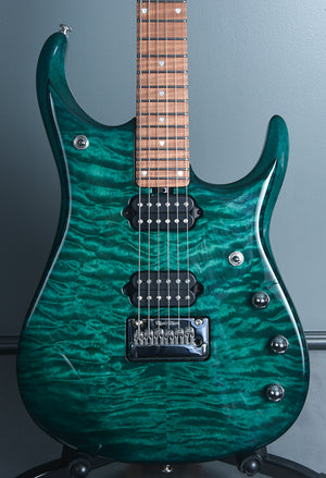 2019 Ernie Ball Music Man BFR John Petrucci JP15 Teal Quilt Ball Family Reserve!