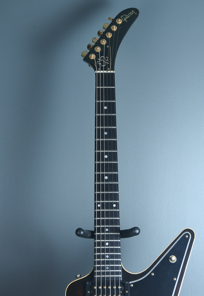 1982 Gibson Explorer E2 Tobacco Sunburst Flame Top
