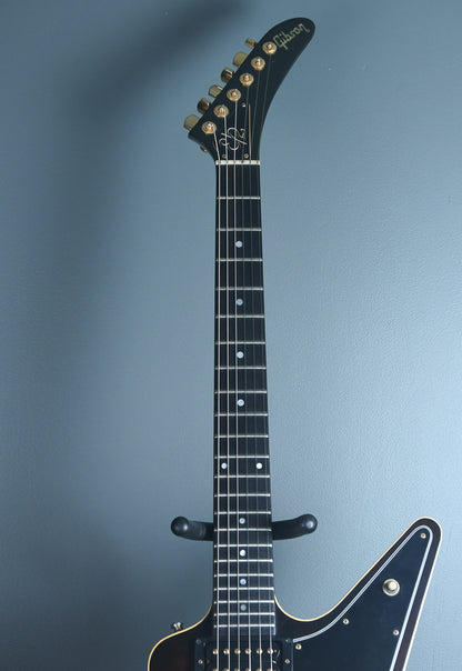 1982 Gibson Explorer E2 Tobacco Sunburst Flame Top