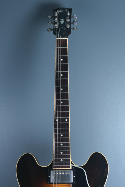 1998 Gibson ES-335 Tobacco Sunburst Flame Top & Back OHSC