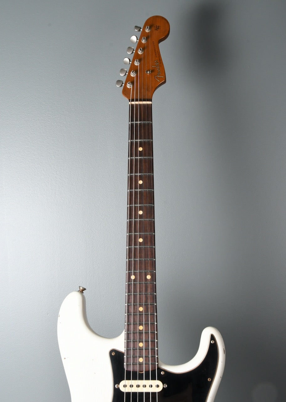 2020 Fender Custom Shop Limited Edition Roasted Poblano Stratocaster Olympic White Relic