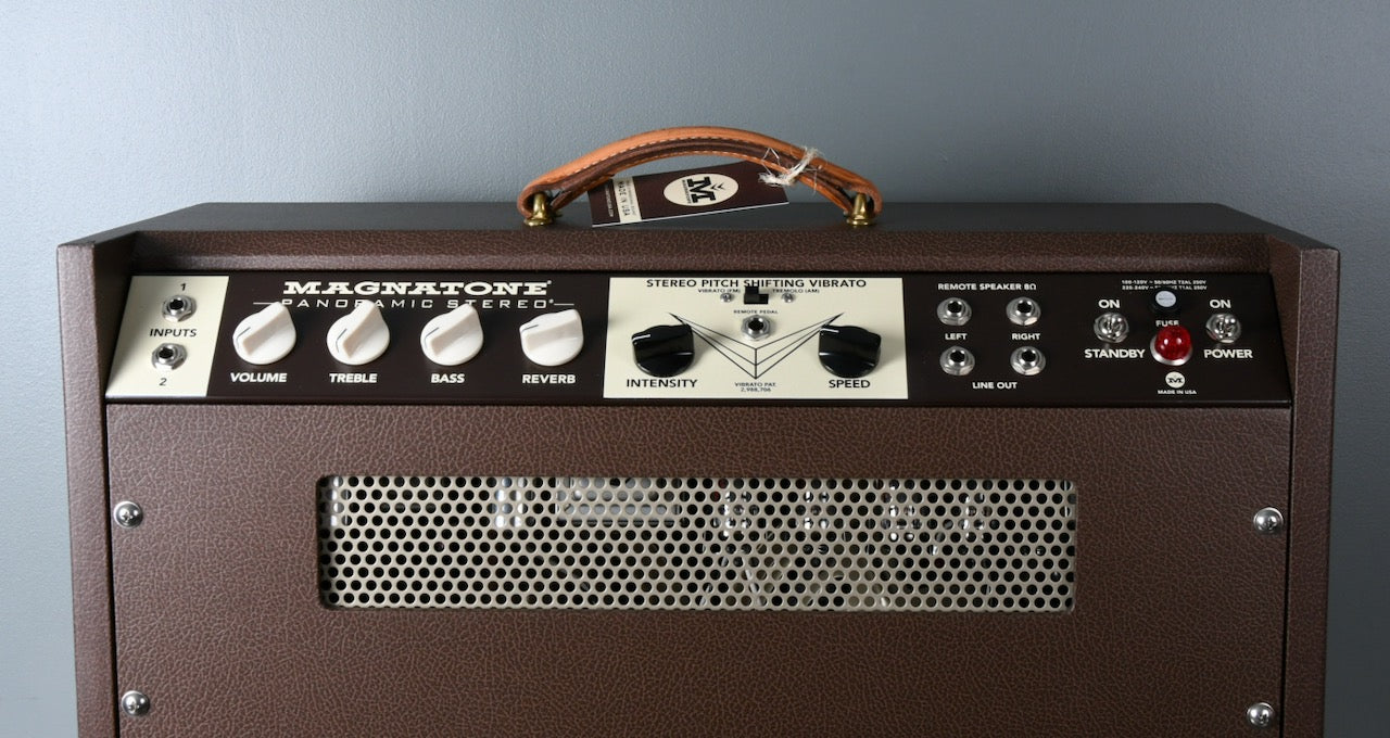 2020 Magnatone Panoramic Stereo 2x10 Combo Vintage Brown