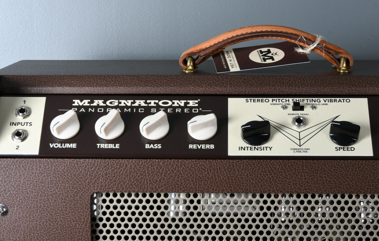 2020 Magnatone Panoramic Stereo 2x10 Combo Vintage Brown