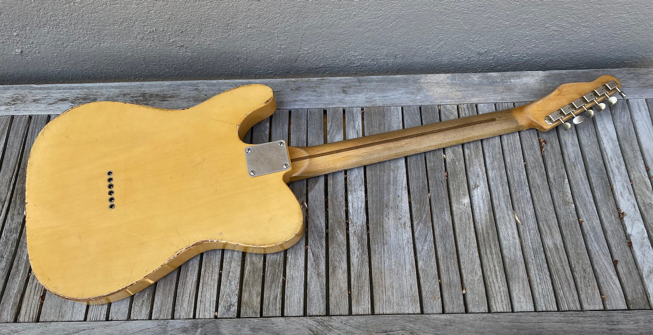 2020 Danocaster Single Cut Premium Blackguard, Ron Ellis pickups