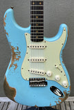 2021 Fender Custom Shop '60 Stratocaster Heavy Relic Daphne Blue